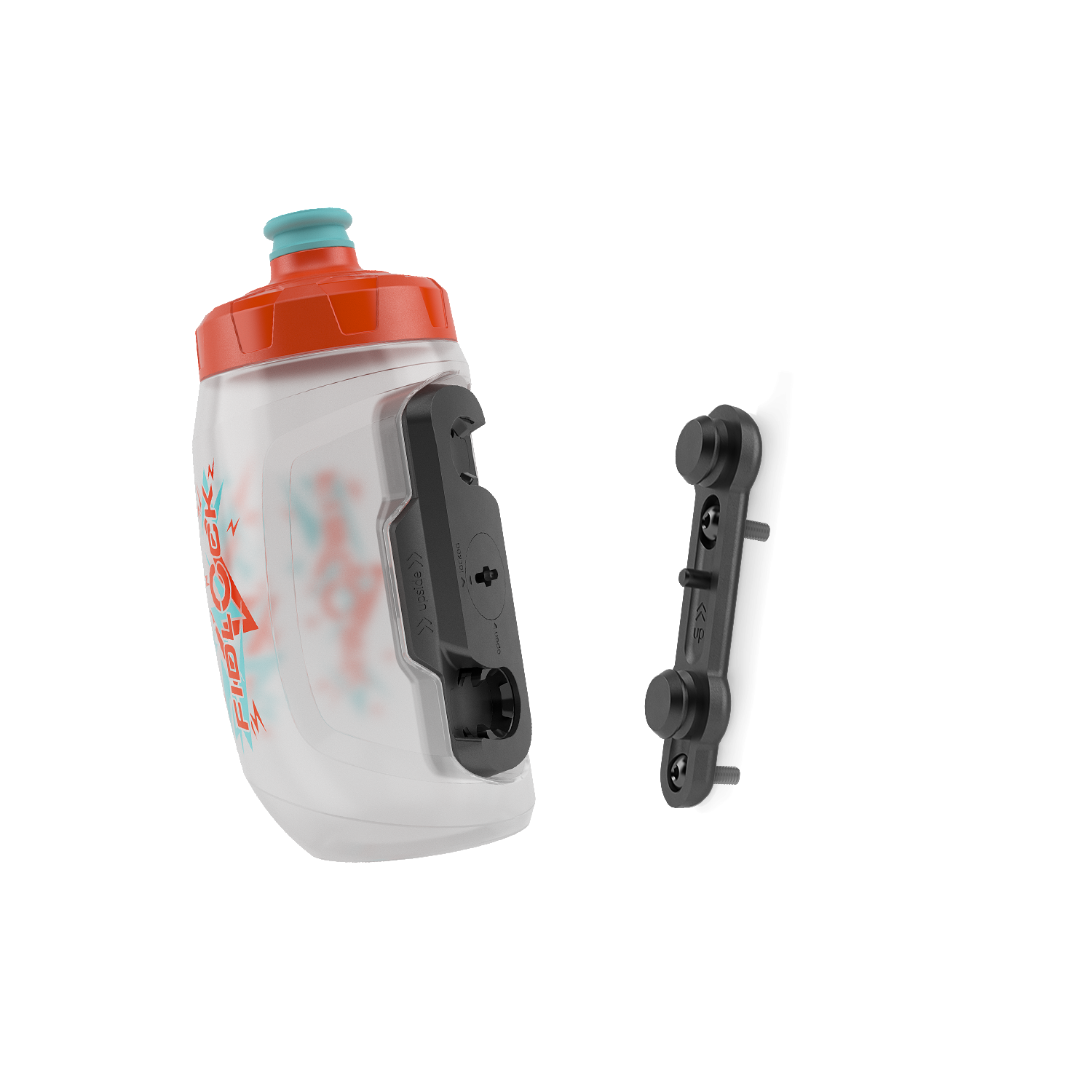 TWIST 450 Lightning Bolt Bottle + Bike Base